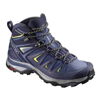 Salomon Női X ULTRA 3 WIDE Mid Cut GTX W Túracipő Lila